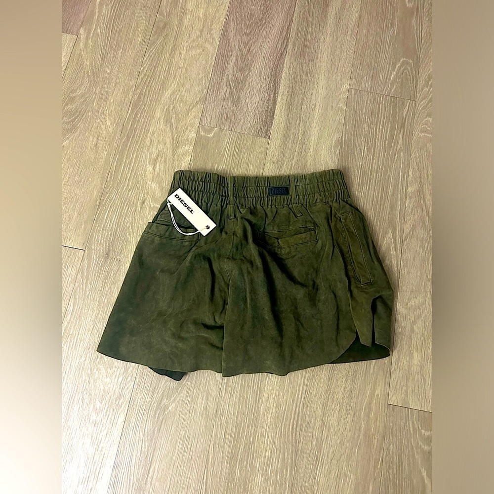 Made in India ,USA 100%Goat Leather.Size S, Green / Grey.